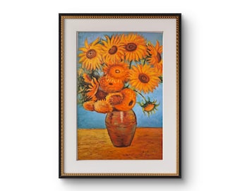 ゴッホ ひまわり 油絵【自作】 フィンセント・ファン・ゴッホ