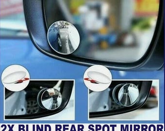 Toter Spot Spiegel Weitwinkel einstellbar Auto Van Motorrad Seite Rückansicht Abschleppen Sicherheit Konvexe Spiegel Universal Fit - 2Stk