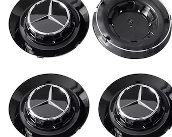 4PCS Mercedes Benz AMG G350 G500 G63 G65 Wheel Center Cap Hub Covers, 147mm C-1028 17028 Car Styling Accessories - Gloss black