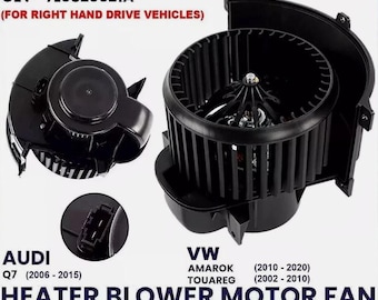 Heater special made Blower Motor Fan for Audi Q7 4L 2003 to 2015 HVAC Cabin Air Replacement 4L2820021A 7L0820021A UK