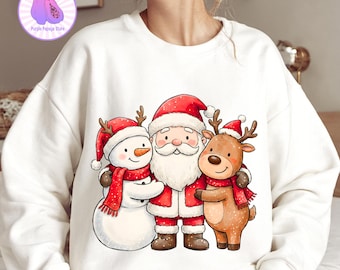 Santa christmas Png, Retro Santa Png, Vintage Christmas Png, Xmas Gift, Digital Download, Christmas Shirt PNG, Holiday Gift