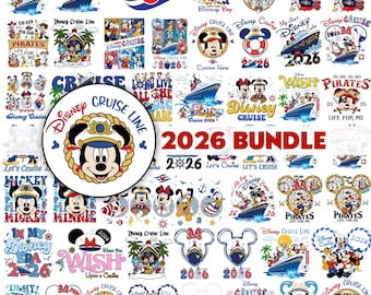 Mouse Cruise Vacation 2026 PNG Bundle, Cruise Trip 2026, Mikey mouse Friends Cruise, Pirates Life For Me, Dinsey Family Cruise 2026 Art Pack