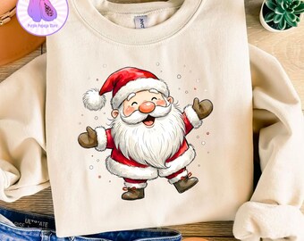 Santa christmas Png, Retro Santa Png, Vintage Christmas Png, Xmas Gift, Digital Download, Christmas Shirt PNG, Holiday Gift