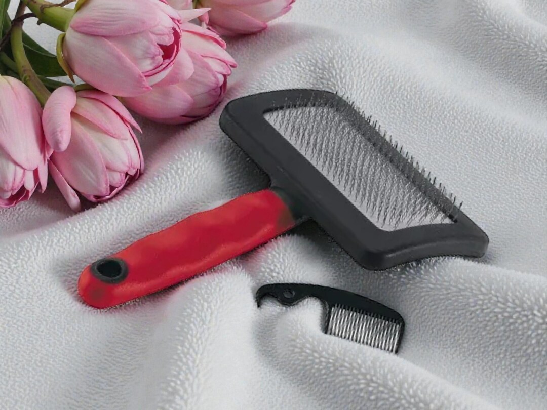 Undercoat Rake for Cats & Dogs | Stainless Steel Deshedding Brush ...
