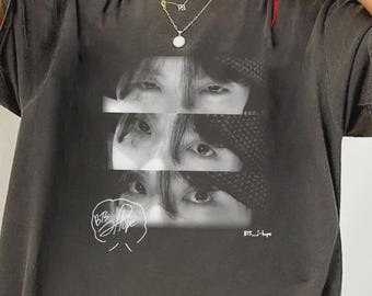 Camiseta retro Comfort Colors KPOP J-Hope Eyes, camiseta gráfica de ídolo K-Pop, camiseta KPOP, regalo para fans