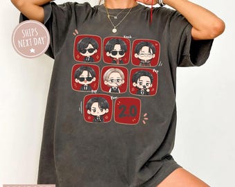 Comfort Colors® Bangtan 2.0 Arirang T-Shirt, Kpop Bangtan Tour 2026 Cute Group Graphic Tee, Fan Inspired Shirt