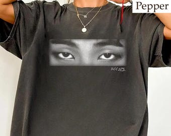 Camiseta con los ojos de RM Nam Joon, camiseta de fan de Kpop con los ojos de RM, camiseta de Nam Joon, regalo para ella/él