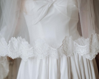 Justice Lace Blusher Veil