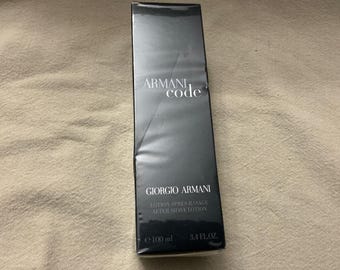 Armani Code after shave, 3.4 fl oz