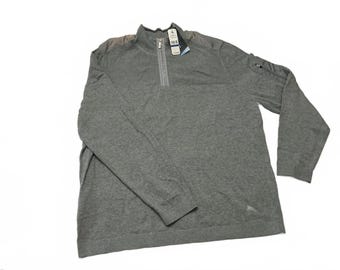 Suéter Tommy Bahama com meio zíper - Novo com etiqueta