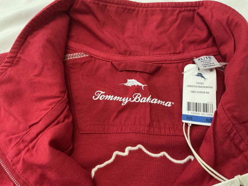 Tommy Bahama red pullover image 3