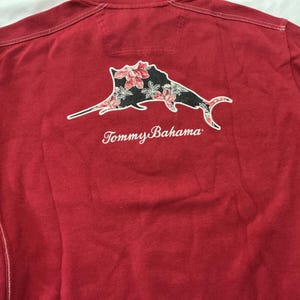 Tommy Bahama red pullover image 2