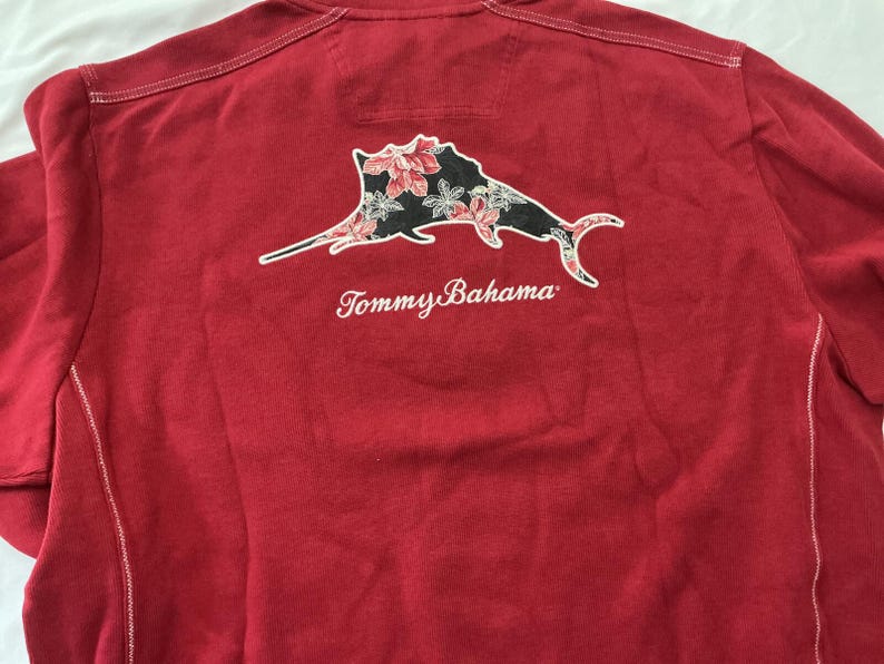 Tommy Bahama red pullover image 2