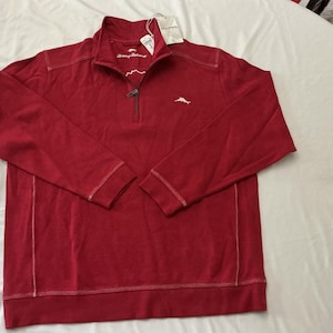 Tommy Bahama red pullover image 1