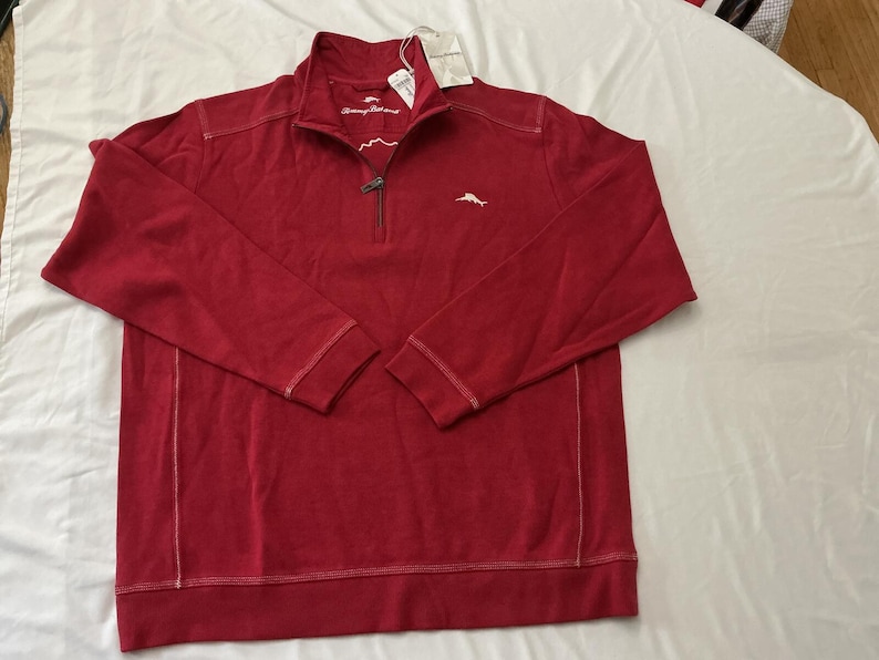 Tommy Bahama red pullover image 1