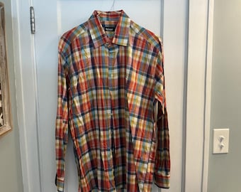 Camisa de manga comprida St. Croix com botões
