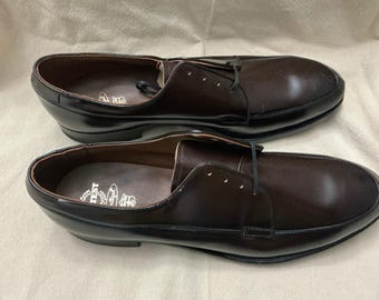 Hy-test safety shoes, dark brown, size 11B