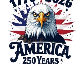 PNG del 250.º aniversario de Estados Unidos, PNG del águila patriótica, Camiseta de la Estatua de la Libertad, 250.º Día de la Independencia, PNG del feliz 250.º cumpleaños de EE. UU., 250 años de EE. UU.