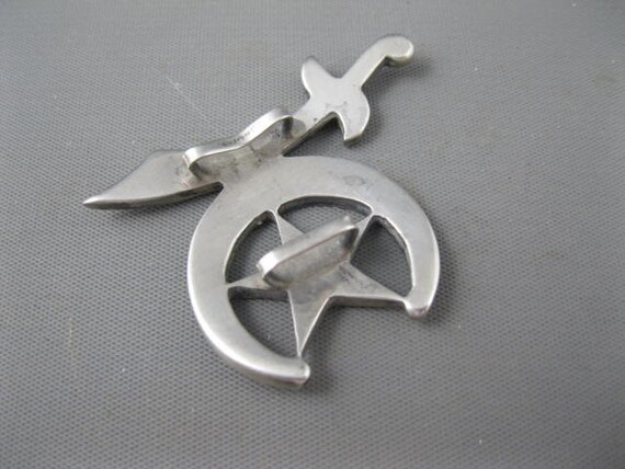 Older Zuni Sterling Flush Inlay Blue Gem Turquois… - image 3