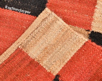 Handwoven Hemp Rug Dhurrie, Natural Jute Hemp Hand Braided Rug, Hemp Jute Rug, Jute Bed Side Rug, Jute Area Rug, Traditional, Natural Rug