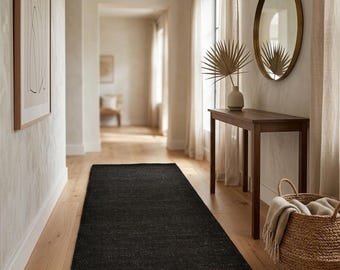 Decor Rug Hallway Large Rug Custom Size Rug Indian Hemp kitchen Runner Rug, Handmade Hemp Runner Eco Friendly Rug Natural Jute Area Rug Home