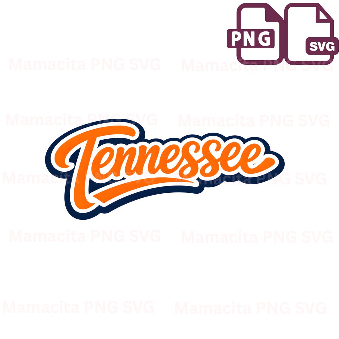 Tennasee Script Logo Tennessee Png Svg, Tennessee Script Logo PNG, Tennessee Volunteers ...