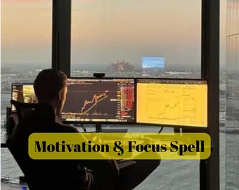 Motivation & Focus Spell – Boost Discipline, Mental Clarity  Daily Productivity – Same Day Casting
