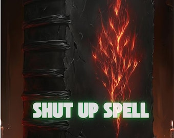Shut Up Spell – Silence Negative Talk, Stop Gossip & Block Harmful Words – Same Day Casting
