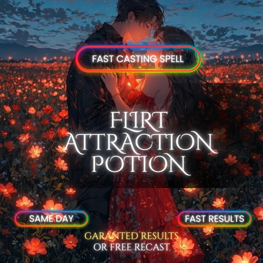 Flirt Attraction Potion Spell – Playful Charm Activation, Lighthearted ...