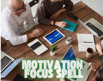 Motivation & Focus Spell – Boost Discipline, Productivity  Mental Clarity  Same Day Casting