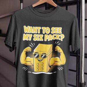 Wil je mijn Six Pack Bricks Master Builder Lover-T-shirt zien
