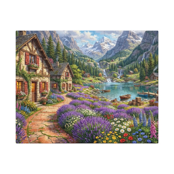 Blooming Lakeside Cottage-110Pcs