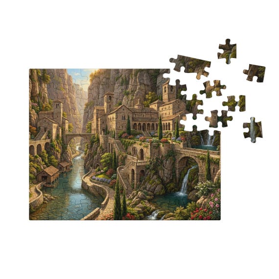 Hidden Canyon Monastery-110 Pcs