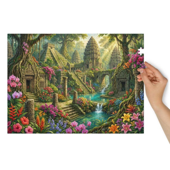 Ancient City in the Jungle-500 Pcs