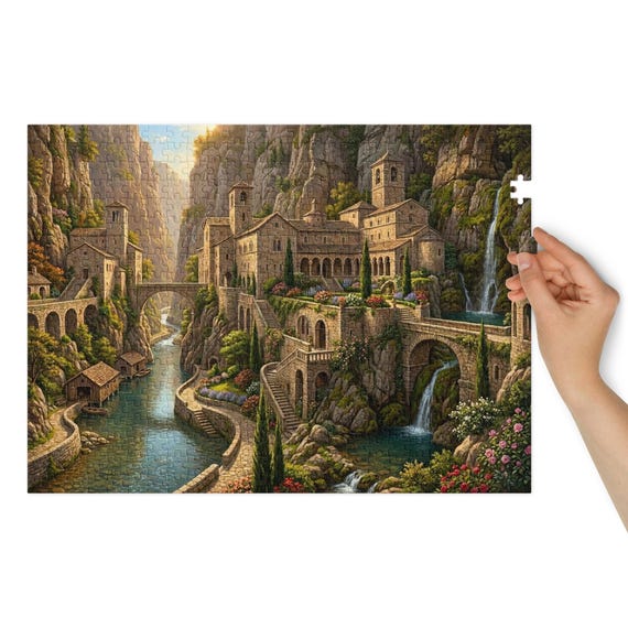 Hidden Canyon Monastery-500 Pcs