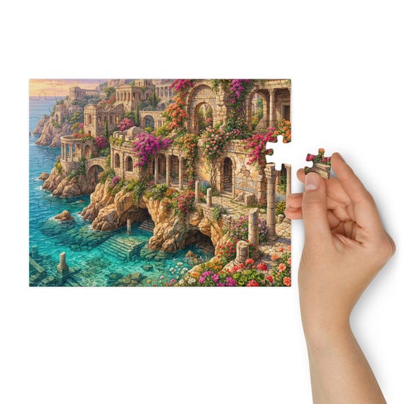 Ancient City by the Sea-110 Pcs