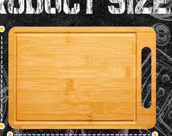 Custom Laser Engraved Wood Cutting Board: Personalized Gift