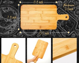 Custom Engraved Bamboo Charcuterie Board – Personalized Gift