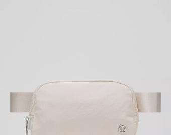 Lululemon Everywhere Belt Bag 1L – Light Ivory/Silver | Brand New (NWT) | 100% Authentic