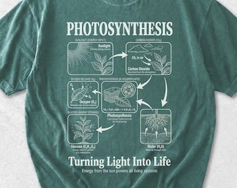 Photosynthesis Shirt, Science Teacher Tee, Biology Graphic Shirt, Plant Lover Nerd Tee, STEM Education Shirt, Biologist Tee, Scientist Shirt