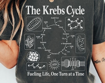 Krebs Cycle Biology Shirt, Science Teacher Tee, Biology Teacher Gift, Medical Student T-Shirt, Biology Student Shirt, Science Education Top