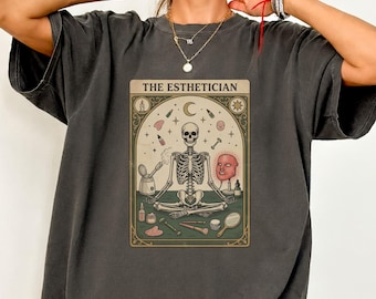 Tarot Esthetician Shirt, Esthetician Tee, Esthetician Gift, Esthetician T-Shirt, Esthetician Tshirt, Esthetician Appreciation Gift
