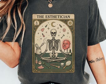 Tarot Esthetician Shirt, Esthetician Tee, Esthetician Gift, Esthetician T-Shirt, Esthetician Tshirt, Esthetician Appreciation Gift