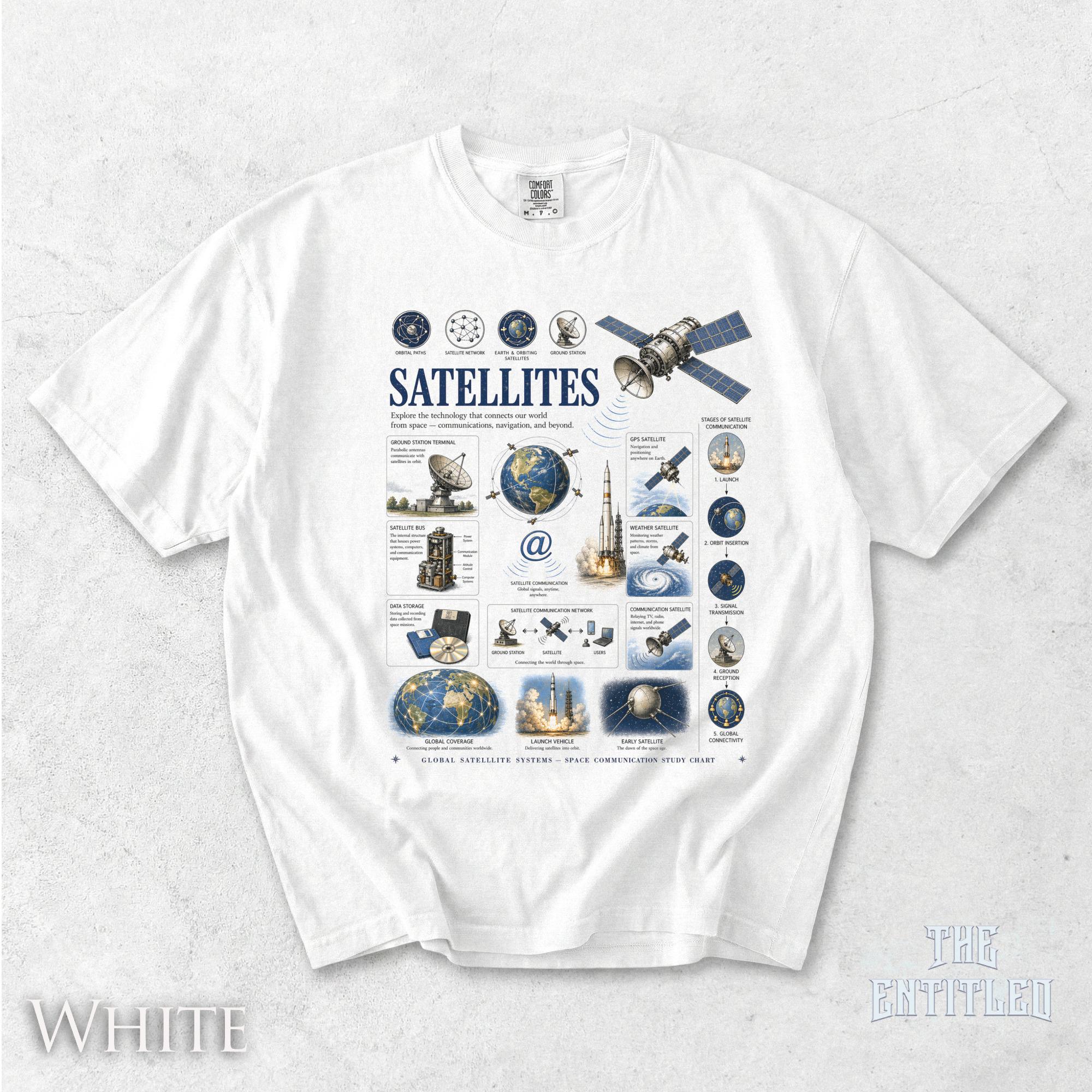 Satellite Tshirt - Etsy