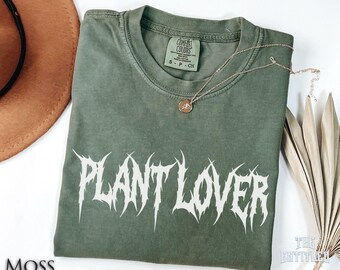 Gothic Botanical Plant Shirt, Emo Plant Enthusiast Shirt, Plant Dad Shirt, Plant Lover Gift, Gardener Shirt, Plant Lover T-Shirt