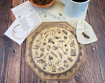 Javamancy! Coffee Themed Fortune Telling Board