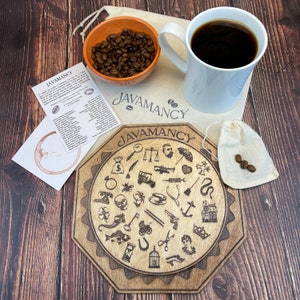 Javamancy! Coffee Themed Fortune Telling Board