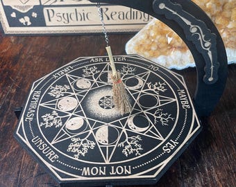 Witch's Broom Magnetic Pendulum Board