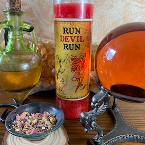 Run Devil Run Devotional Candle