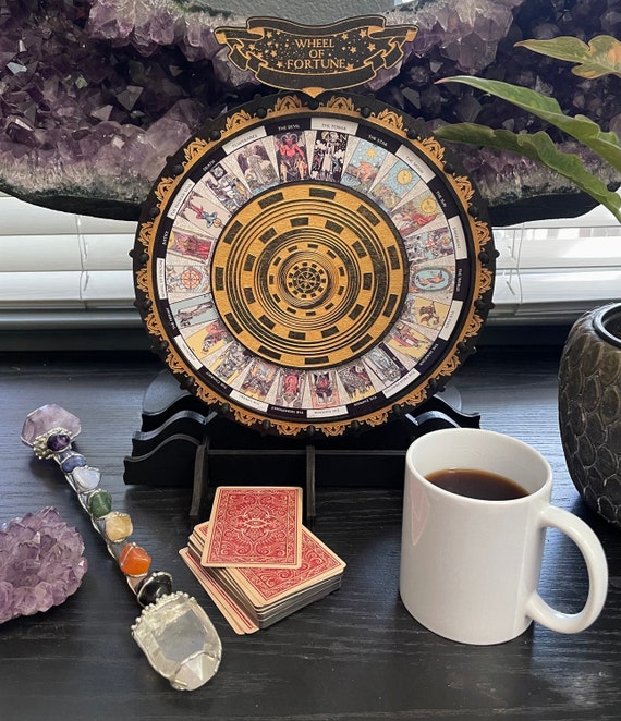 Wheel of Fortune, Spinning Tarot - Etsy
